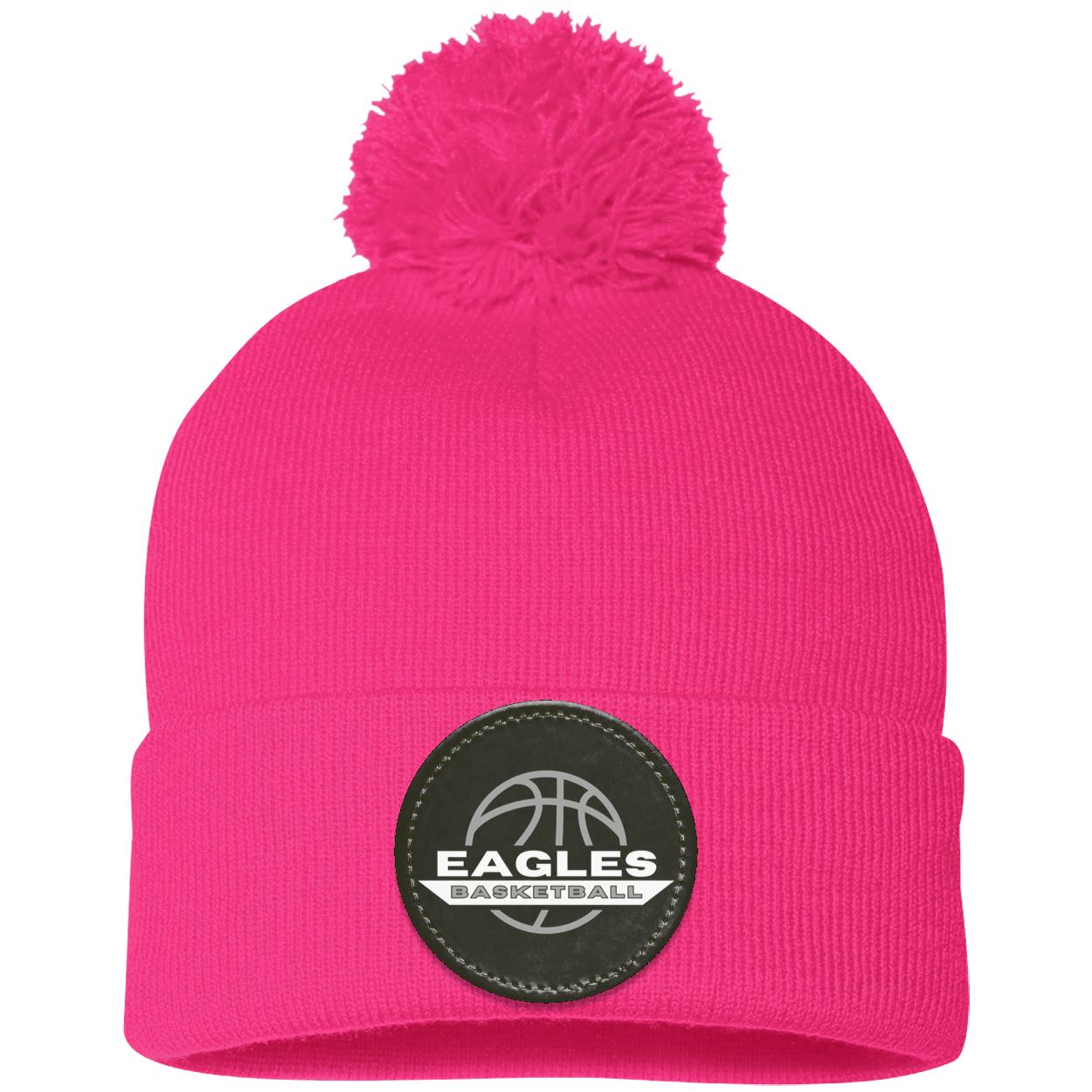 EHT Eagles Pom Pom Knit Cap - Patch