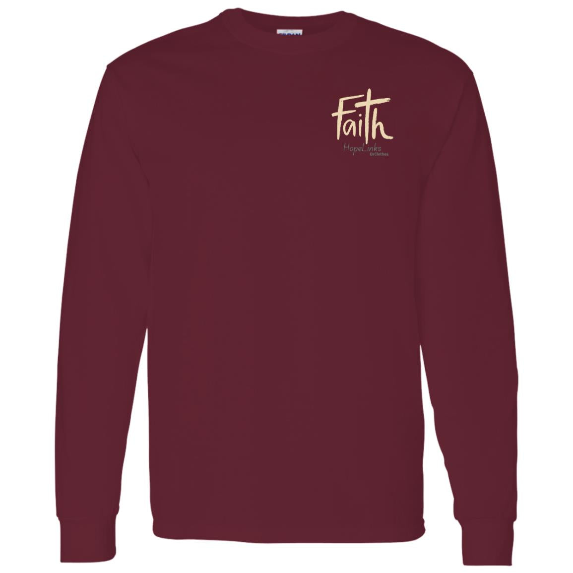 Cross of Salvation Long Sleeve Tee- FaithLinks