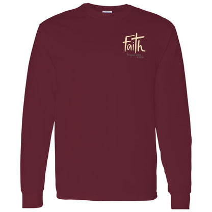 Cross of Salvation Long Sleeve Tee- FaithLinks