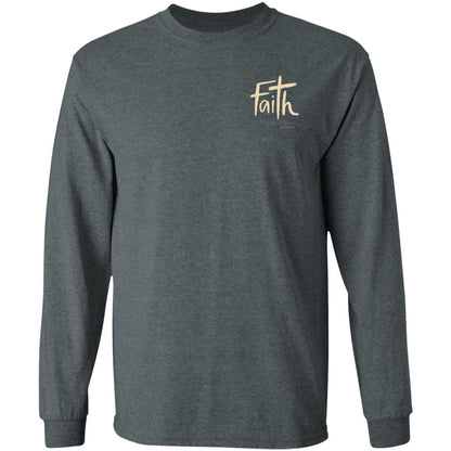 Cross of Salvation Long Sleeve Tee- FaithLinks