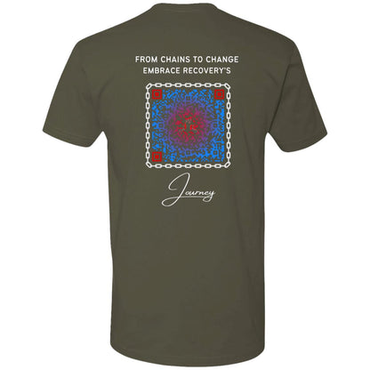 Embrace The Journey Short Sleeve Tee - Addiction Awareness