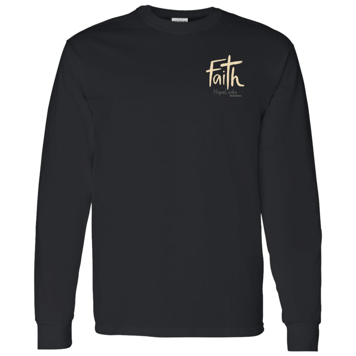 Cross of Salvation Long Sleeve Tee- FaithLinks