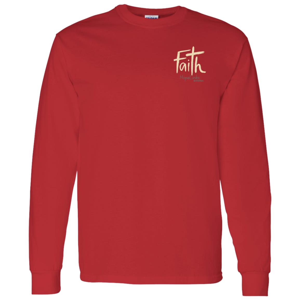 Cross of Salvation Long Sleeve Tee- FaithLinks