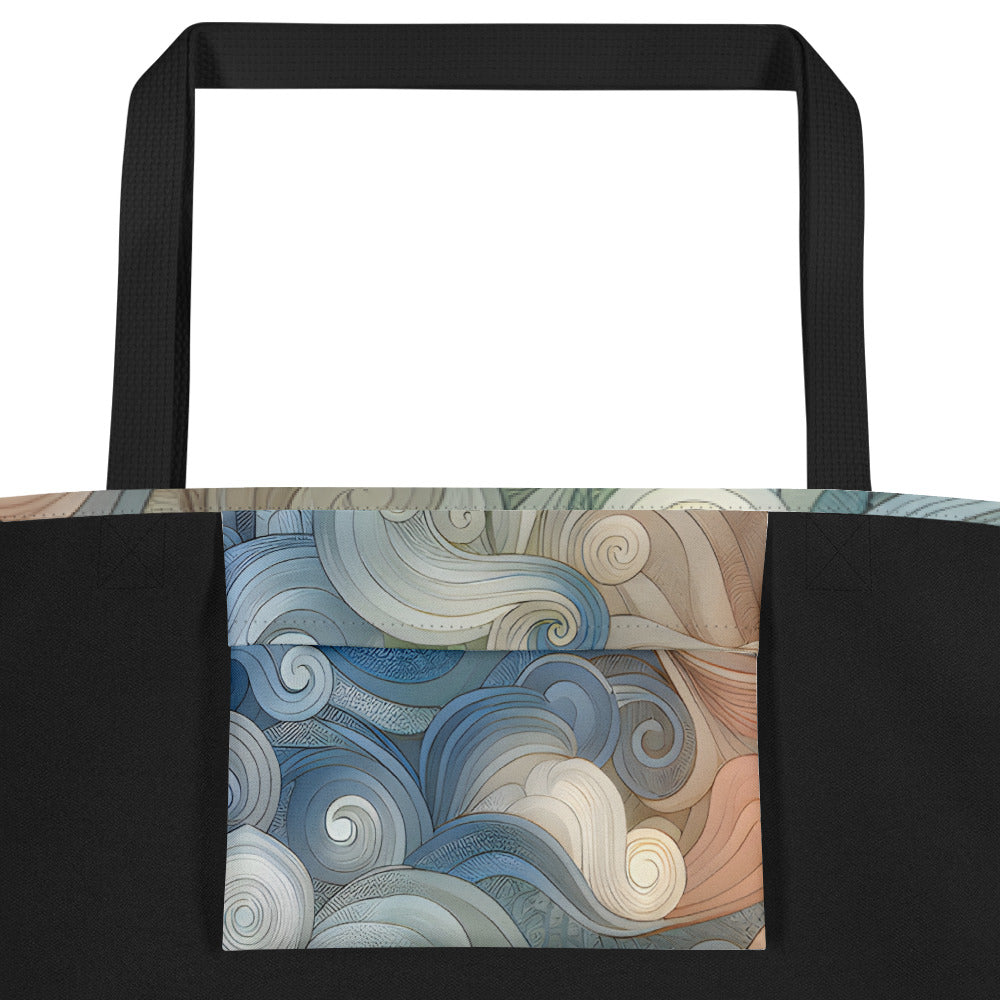 Serenity Bay Large Tote Bag