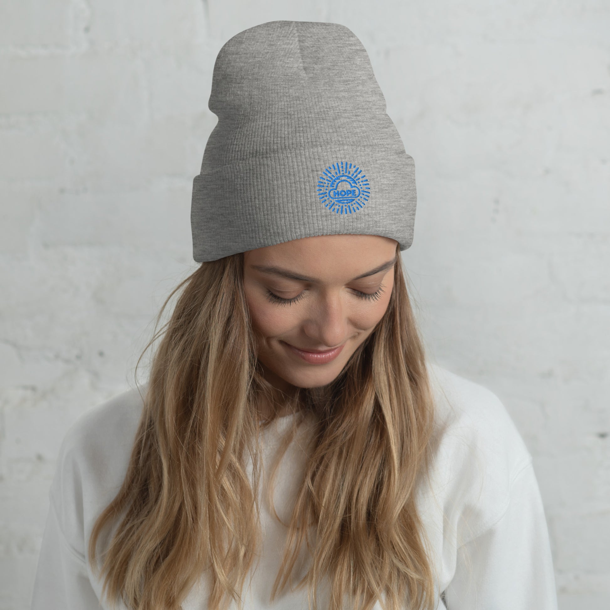 Let's Hope Cuffed Beanie - Mental Health Awareness