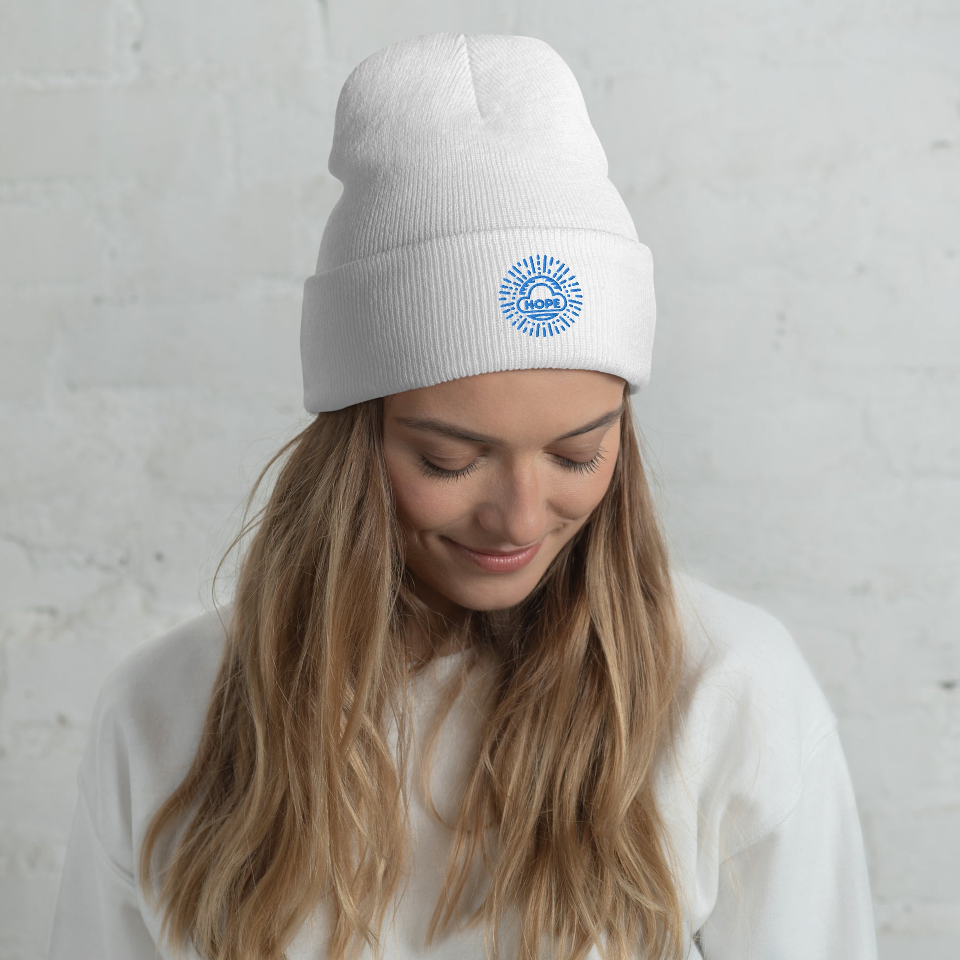 Let's Hope Cuffed Beanie - Mental Health Awareness
