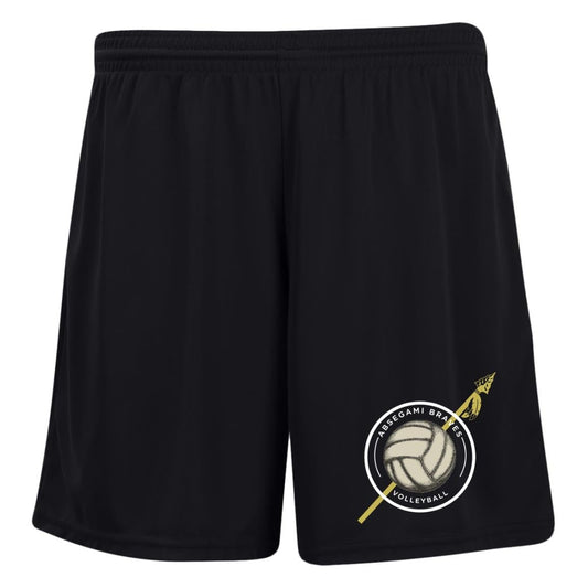 1423 Ladies' Moisture-Wicking 7 inch Inseam Training Shorts