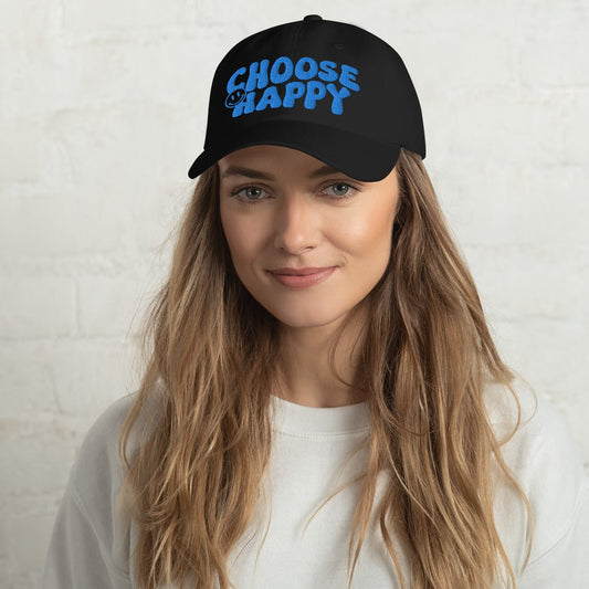 "Choose Happy" Dad hat