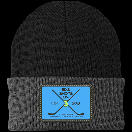 Ed's Shots on 3 Knit Cap - Patch