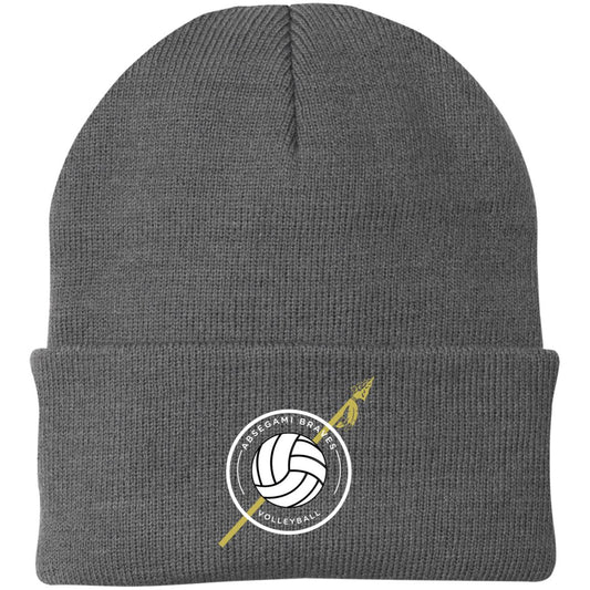 Gami V-Ball Embroidered Knit Cap