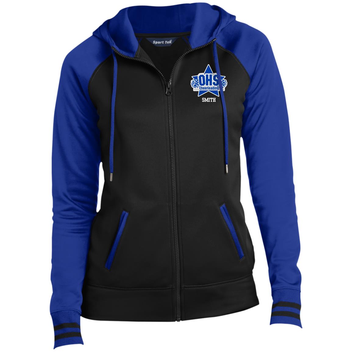 OHS Cheer Ladies' Sport-Wick® Full-Zip Hooded Jacket