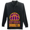 Long Sleeve Silk Touch Polo with Pocket Thumbnail
