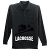 Long Sleeve Silk Touch Polo with Pocket Thumbnail
