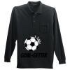 Long Sleeve Silk Touch Polo with Pocket Thumbnail