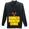 Long Sleeve Silk Touch Polo with Pocket Thumbnail